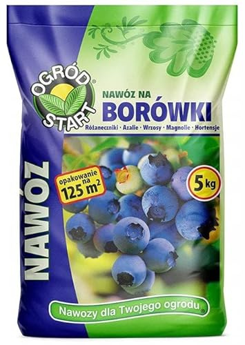 Concime per mirtilli 5kg - 125m2 - piante acidofile - fertilizzante granulare