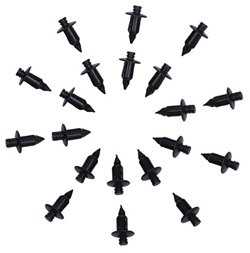 Alamor 20Pcs 7Mm Motociclo Carenatura Rivetto Trim Pannello di Fissaggio Clip di Plastica per Suzuki Trim
