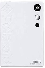 Polaroid Mint Cámara Digital de impresión instantánea con tecnología ZINK sin Tinta (Blanco) Impresiones en Papel fotográfico Zink 2x3 con Base Adhesiva