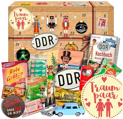Traumpaar + Adventskalender DDR mit 24 Türchen + Weihnachtskalender Paare 2025