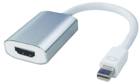 PremiumCord Adaptador de Mini DisplayPort a HDMI, Carcasa de Aluminio, 3D, 4K * 2K @ 60Hz