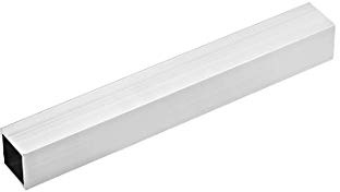 sourcing map Alu Vierkantrohr 25x25mm Alu Rechteckrohr Aluminium Profil Rohre 1.5mm Wandstärke Alurohr Quadratrohr Aluminium Gerade Rohr 200mm Länge 6063 Aluminiumrohre Aluprofil Rohr