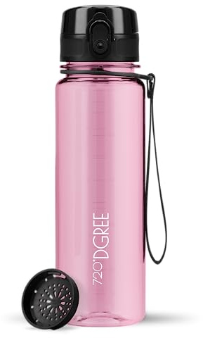 720°DGREE Trinkflasche „uberBottle“ Sieb – 6 Größen, über 40 Farben wählbar