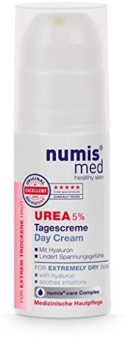 numis med Tagescreme mit 5% Urea - Hautberuhigende Gesichtspflege | für beanspruchte Gesichtshaut - vegane Gesichtscreme ohne Silikone, Parabene & Mineralöl - Hautpflege Gesicht Creme 50 ml