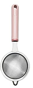 WRLRUILIAN Espresso Spoons Strainer Soup Spoon Kitchen Skimmer Spoon Long-handled Pasta Strainer Strainer Mesh Spoon Stainless Steel Oil Strainer Spoon Tea Spoons (Color : C)