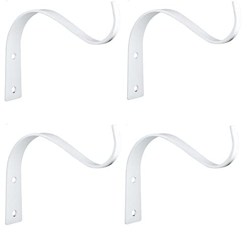 SEIWEI Pflanzenhalterung Eisen Wandhaken, Blumenampel Wandhalter Haken für Vogelfutterspender, Pflanzgefäße, Laternen, Windspiele