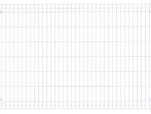 ITALFROM Pannello Recinzione Modulare Cancellata Rete Metallica Elettrosaldata Medium Bianca cm 200 x 102 h