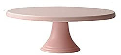 LUCBEI Kuchenständer ServierStänder Rosa Mädchen Kuchentisch Keramik Matte Hochzeit Geburtstag Dessert High Cake Stand Shop Backen Kuchen Stand Party Graduation Zeremonie Tortenständer (Size : B)