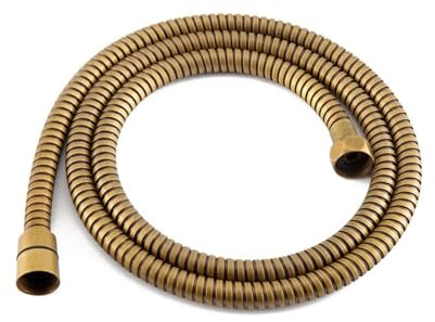 Antiker Messing-Edelstahl-flexibler Duschschlauch, lange Badezimmer-Duschwasserschlauch-Verlängerung, Sanitärrohr-Zugrohr (Size : 80cm)