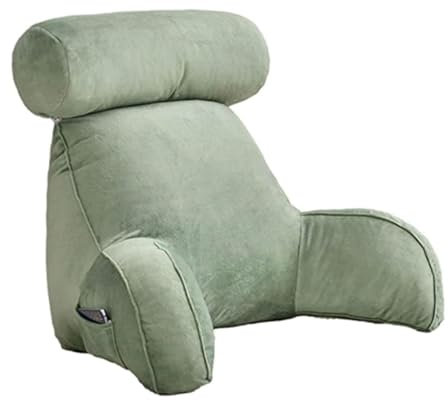 Lesekissen zum Sitzen im Bett - Rückenstützkissen mit abnehmbarer Nackenstütze für Home Office, Sofa, Stuhl, Fernsehen / Gaming Boost