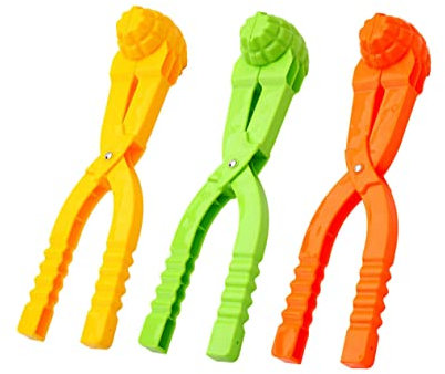 HAWILLOSCH 3St Schneeballspielzeug für den Winter Schnee-Enten-Hersteller Winterschneespielzeug für Kinder Outdoor-Spielzeug für Kinder winterspielzeuge Schneeballklemme Schneeballformer