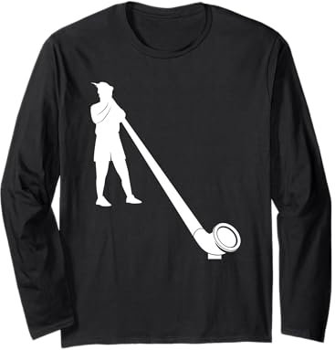 Alphorn Bergmusik Schweizer Alpen Volksinstrument Musiker Langarmshirt