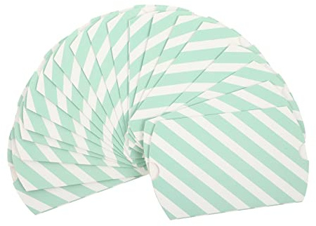 Beaupretty 20 Stück Papier Geschenkschachteln Streifen Design für Hochzeiten Geburtstagsfeiern Babypartys zu Lagern und Robustes Material Snacks und Kleine