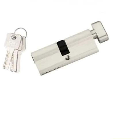 Serratura Cilindro Con Chiavi,Cilindro Chiusura Serrature for porte interne a cilindro di serratura all'ingresso della porta principale Cylindre Serrure(60Add60 120MMZ 3Keys)