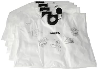 Mirka Lot de 5 sacs à poussière en polaire pour DEXOS 1217