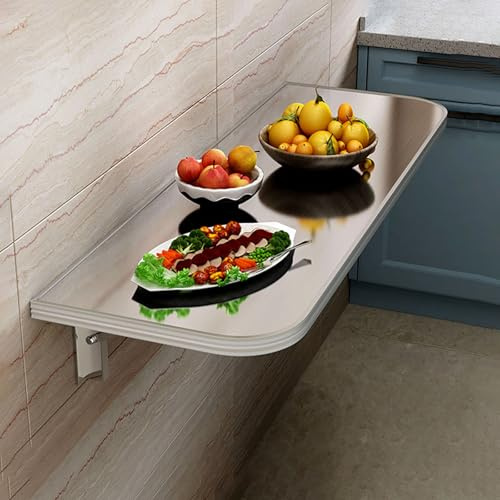 Platzsparender Wandklapptisch für Küche, Waschküche, Büro & Balkon – und vielseitiges Drop-Leaf-Design, ideal für begrenzte Räume, große Gewichtskapazität
