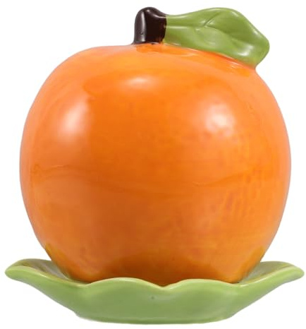 OKUMEYR Dispensador De Palillos De Dientes Decorativo Con Diseño De Fruta Dispensador De Hisopos De Algodón