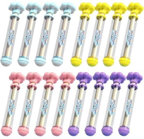 Adboros 16 Pack Creativity Water Gun Firework Style Water Spray Toy, Squirt Gun for Kids Bulk Small Water Blaster Summer Pool, Backyard, Beach, Birthday Party Outdoor Game Toys