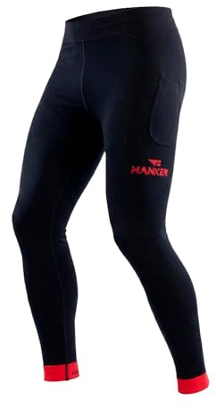 HANKER Mallas largas de compresión Unisex con Bolsillos para Running y Gym | 85% poliéster Soft Air Plus, 10% elastano, 5% poliamida, bolsillos, ajuste compresivo, para gym y trail