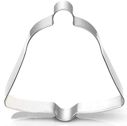 WDYJMALL Ausstechform für Kekse, Weihnachtsglocke, Backform, Edelstahl