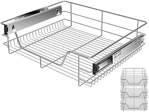KESSER Cassetto telescopico ✓ Cassetto da cucina ✓ Armadio da cucina ✓ Cassetto per cestello ✓ Cassetto per armadio ✓ Uscita totale ✓ Cassetto - 3 x 60 cm