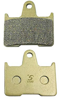 S SYUU Motocicleta fibra de cobre trasero Pastillas de freno Compatible con GSXR 600 & GSXR 750 (2004-2005) GSXR 1000 (2001-2006) FA254R