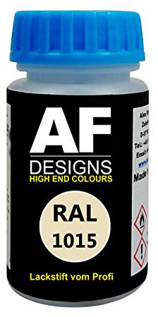 Alex Flittner Designs Lackstift RAL 1015 HELLELFENBEIN seidenmatt 50ml schnelltrocknend Acryl