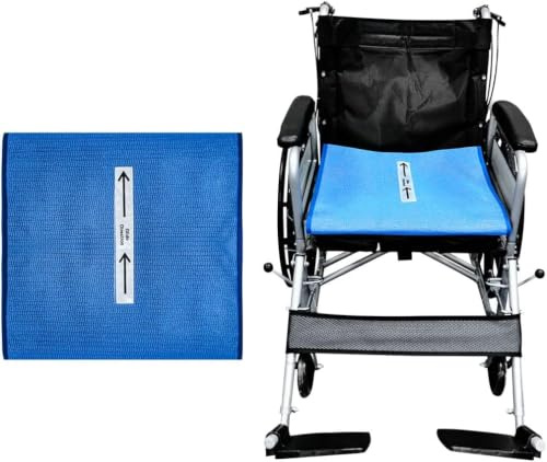 Ehucon Non-Slip One Direction Tubular Seat Cushion One Way Transfer Support, Fall Prevention One Way Glide Pad for Elderly in Wheelchair, Size 17x17