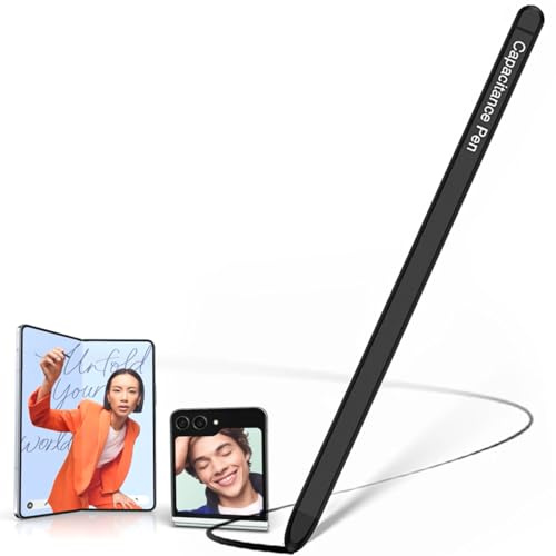 BaiFu Fold5 Lápiz Capacitivo para Samsung Galaxy Z Fold5, Compatible con Todas Las Pantallas Táctiles, para Tablet A8, S Ultra, Tab A9+ - Negro