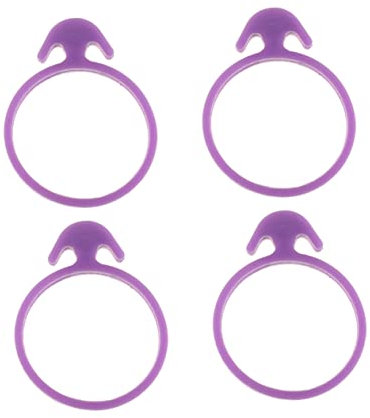 Cabilock 48 Piezas Manga pastelera Accesorios reposteria Banda de Goma Crema decoración de Pastel Sellado de Bolsas para Pasteles sellados Sello Banda elástica Bolsa de Pastel