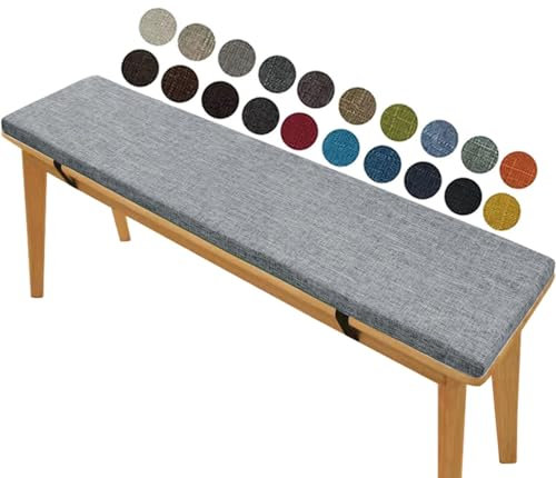 Bankkissen Bankauflage 150x50/120x40/140x60 Sitzkissen, 5CM Dicke Sitzpolster Bank Waschbar Abnehmbar, Sitzbank Eckbank Auflagen für Innen Outdoor Fensterbank Couch(Color 9,160x50cm x5cm Thick)