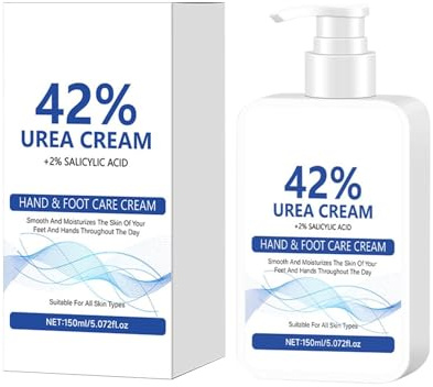 Urea Creme 40 Prozent,Hornhaut Creme,Handcreme,Urea Bodylotion,Fusscreme Mit Urea - FüR Tiefe Feuchtigkeit, Kallusentferner Und Erweichung,150g