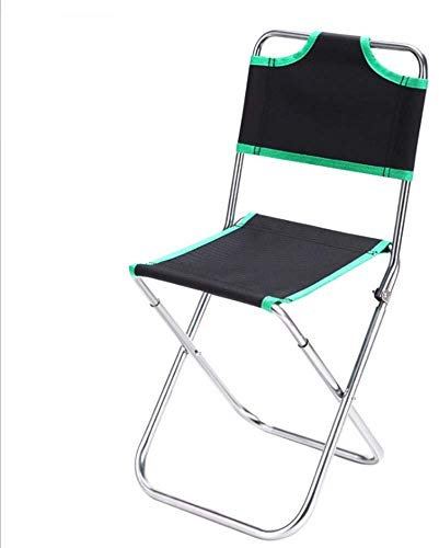 TLTDSMYF Leichter, langlebiger Klappstuhl, Outdoor-Klappstuhl, Mini-Ultraleichter Wander-, Angel- und Campingstuhl, tragbarer Sitzhocker, zusammenklappbarer Campingstuhl, leicht zu tragen