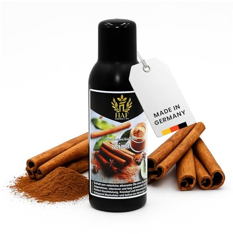 HAF Concentrado para sauna de canela, 250 ml, aroma a sauna con aceites esenciales naturales, infusión de sauna sin aditivos artificiales, aceite de sauna para un aroma intenso y duradero
