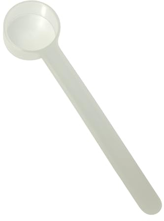 Supplement and Supply 4 mL (3/4 Teaspoon) Long Handle Plastic Measuring Spoon for Coffee, Protein Powder, Pet Food, Spices, Grains, Dry Goods – Food-Grade BPA-Free (Pack of 1)