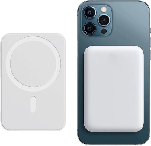 Power Bank Magnetico,Mini Cargador portatil 22.5W USB C in&out,bateria Externa Carga rapida, Portable Charger,Wireless inductive Charger for iPhone 16/15/14/13/12 Series (5K)