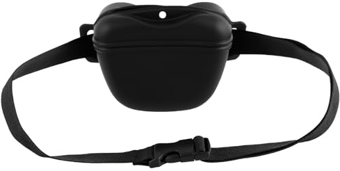 Bolsa para golosinas para perros, 16 cm, silicona con cinturón, comida seca, comida húmeda, cierre magnético, entrenador de perros, para actividades al aire libre, paseo, entrenamiento de mascotas