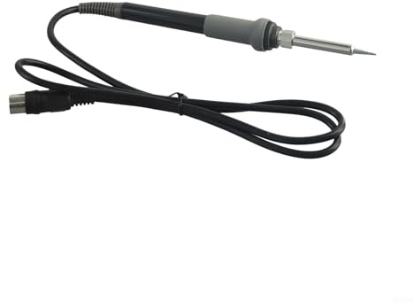 Mango de soldador de calefacción de cerámica de 65 W con interfaz de 6 pines para FX-888, para FX-888D y para estaciones de soldadura FX-8801 - Cable de silicona de alta temperatura, Bl