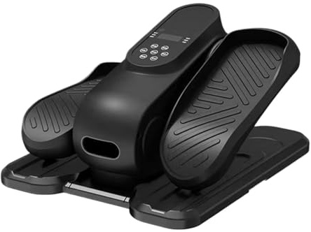 Mini Entrenador Elíptico Portátil, Escritorio Compatible con El Hogar, Rehabilitación Eléctrica Compacta, Paso A, Parte Superior E Inferior del Cuerpo Alivia La Fatiga(Black)