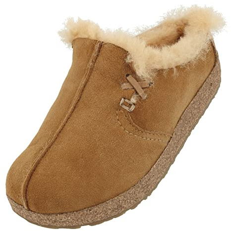HAFLINGER Lammfellclog Saskatchewan Filzpantoffel Hausschuh