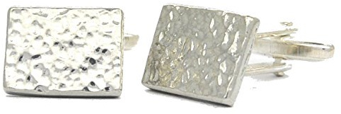Boutons de Manchette Etain Martelé, Cadeaux Pour Papa, Fabrication Artisanale Francaise, par William Sturt, Les Etains de Jumilhac