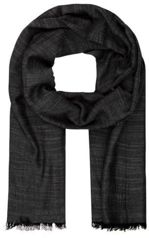 LINDENMANN Schal Herren grau Herren-Schal dünn 100% Viskose