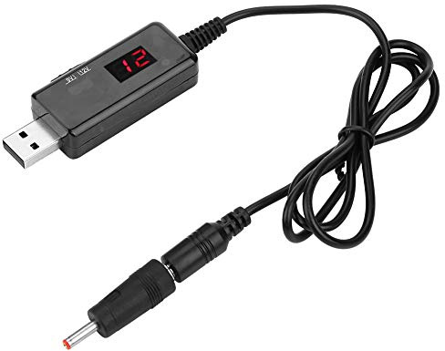 Joyzan Step Up Spannungswandler USB 5V auf 9V 12V, DC Boost Netzteil | Spannung Spannungs-Konverterkabel USB Boost Converter Cable Leistungsregler-Leitung Router Display Kamera Lampe Tisch