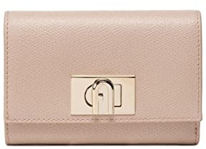 Furla 1927 Druckknopf Brieftasche Beige