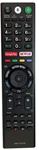 Reemplazado para Mando a Distancia Sony RMF-TX310E Aplicable a para Mando Universal TV Sony bravia Original TV KD-43XE8088 KD-43XE8077 KD-43XE8005 KD-43XE8004 KD-43XF8096 KD-43XF7596