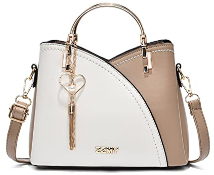 NICOLE & DORIS Frauen Umhängetasche Kleine Damen Handtasche Mode Schultertaschen PU Leder Henkeltasche Mehrfarbige Mädchen Crossbody Messenger Bag Kuriertaschen Handytasche