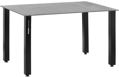 Stamos Welding Group SWG-TABLE15016PRO+ Schweißtisch 200 kg 150 x 100 cm Lochplatte höhenverstellbar Schwarz Legierter Stahl