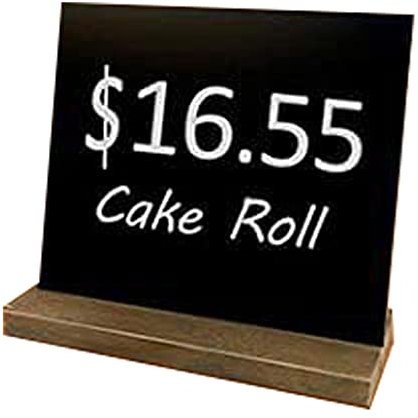 Kleine Tafel, Tisch | Platzkarten aus , rechteckige Kreideschilder für Kuchen, Essen, Tische, Hochzeiten, Weihnachten, Geburtstagsfeiern