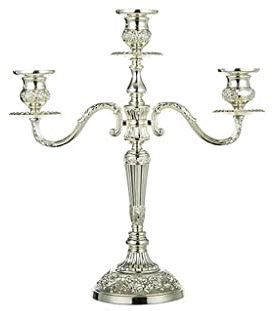 HEXEH Kerzenhalterhalter 3 Arme Gold Silber Bronze Metall Kerzenhalter Stand for Hochzeitsfeier Restaurant Bar Dekoration Candlestick Kandelaber (Color : C)