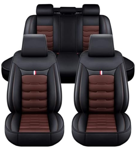 XIBANY Auto Sitzbezüge Sets für Volkswagen VW Passat B8 Variant/Passat Variant GTE 2014-2019, Leder Autositzbezüge Komplett Sets, Custom Wasserdicht Vorne und Hinten Schonbezüge Sitzschoner